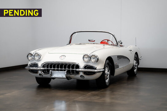 Chevrolet Corvette 1958 1958 Blanc Chevrolet Corvette 1958 1958 Blanc